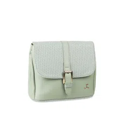 Mochi Green Solid Sling Bag image 5