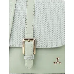 Mochi Green Solid Sling Bag image 2