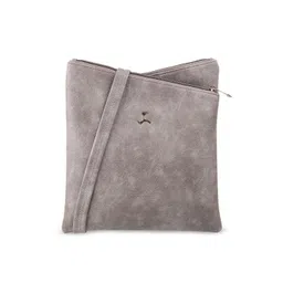 Mochi Grey PU Structured Sling Bag-picture-25