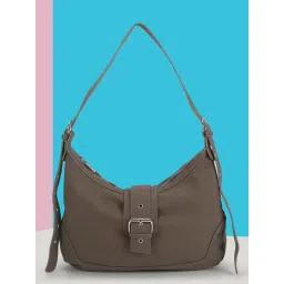 Mochi Khaki Medium Hobo Bag-picture-15