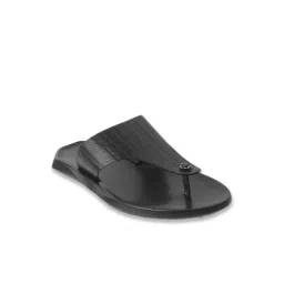 Mochi Men Black T-Strap Sandals-picture-11