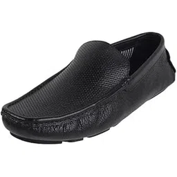 mochi Men Casual Leather Driving Loafer Shoes-picture-51