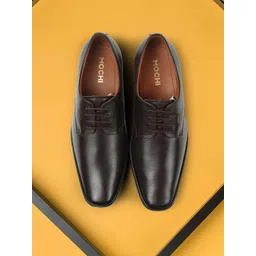 Mochi Men Leather Derbys Formal Shoes-picture-10