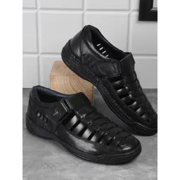 Mochi Men Leather Fisherman Sandals-picture-22