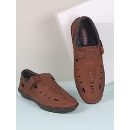 Mochi Men Leather Fisherman Sandals-picture-18