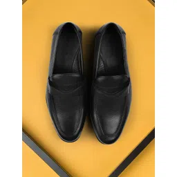 Mochi Men Leather Formal Loafers-picture-25