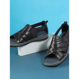 Mochi Men Leather Slip-On Comfort Sandals-picture-16