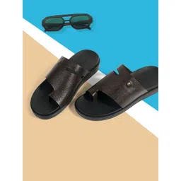 Mochi Men Leather Slip-On Comfort Sandals-picture-17