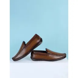 Mochi Men Leather Slip-On Loafers-picture-32