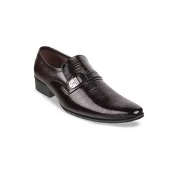 Mochi Men Textured Leather Formal Loafers-picture-29