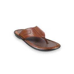 Mochi Men Textured Open Toe Leather Comfort Sandals-image-24