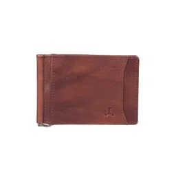 Mochi Men Textured Zip Detail Leather Money Clip-image-32