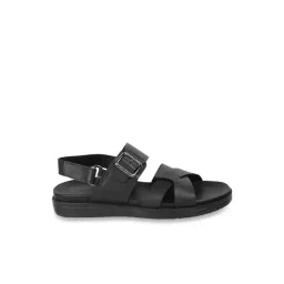 Mochi Men's Black Back Strap Sandals-picture-42