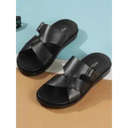 Mochi Men's Black Casual Sandals-picture-37