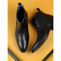 Mochi Men's Black Chelsea Boot-picture-35