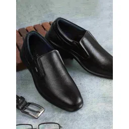 Mochi Men's Black Formal Loafers-picture-38