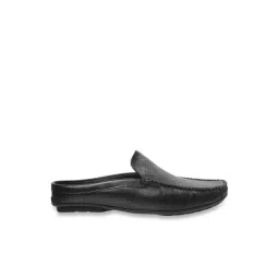 Mochi Men's Black Mule Shoes-picture-16