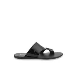 Mochi Men's Black Thong Sandals-picture-13