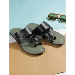 Mochi Men's Black Toe Ring Sandals-picture-25