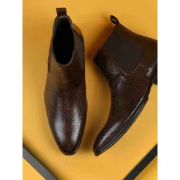 Mochi Men's Brown Chelsea Boot-picture-23