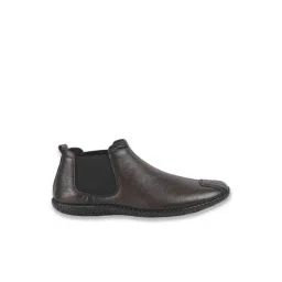 Mochi Men's Brown Chelsea Boots image 2