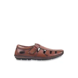 Mochi Men's Brown Fisherman Sandals-picture-23