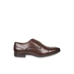 Mochi Men's Brown Oxford Shoes-picture-16