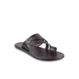 Mochi Men's Brown Toe Ring Sandals-picture-37