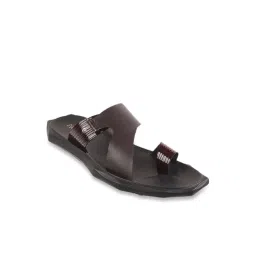 Mochi Men's Brown Toe Ring Sandals-picture-23