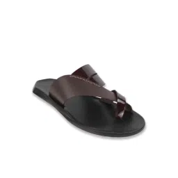 Mochi Men's Brown Toe Ring Sandals-picture-32