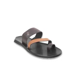 Mochi Men's Brown Toe Ring Sandals-picture-27