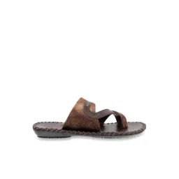 Mochi Men's Brown Toe Ring Sandals-picture-35