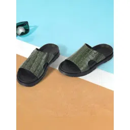 Mochi Men's Green Casual Sandals-picture-19