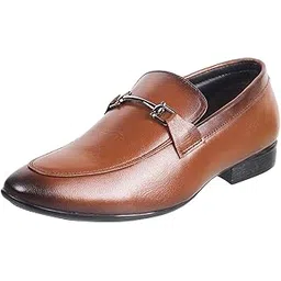 mochi Mens Leather Tan Mocassin (Size (9 UK (43 EU))-picture-13