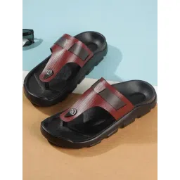 Mochi Men's Maroon Casual Sandals-picture-20
