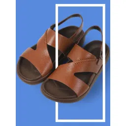 Mochi Men's Tan Back Strap Sandals-picture-40