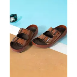 Mochi Men's Tan Casual Sandals-picture-42
