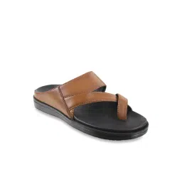 Mochi Men's Tan Cross Strap Sandals-picture-38