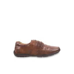 Mochi Men's Tan Derby Shoes-picture-34
