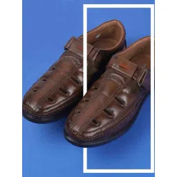 Mochi Men's Tan Fisherman Sandals-picture-43