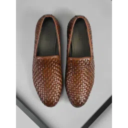 Mochi Men's Tan Loafers-picture-47
