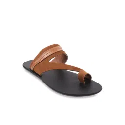 Mochi Men's Tan Toe Ring Sandals-picture-25