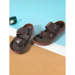 Mochi Men's Tan Toe Ring Sandals-picture-21