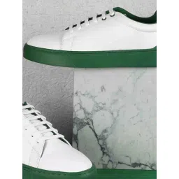 Mochi Men's White & Green Casual Sneakers-picture-28