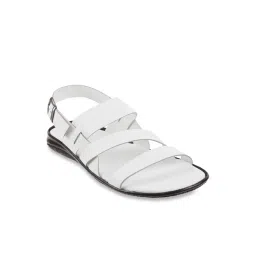 Mochi Men's White Back Strap Sandals-picture-46