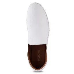 Mochi Men's White Casual Slip-Ons image 2