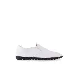 Mochi Men's White Casual Slip-Ons image 1