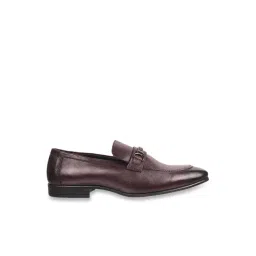 Mochi Men's Wine Formal Loafers-picture-23