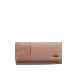 Mochi Peach Textured Wallet for Women-picture-28