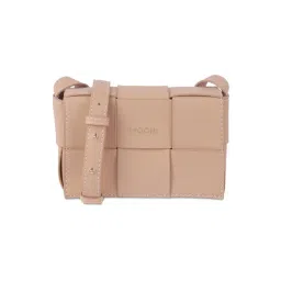 Mochi Pink Woven Medium Cross Body Bag-picture-23